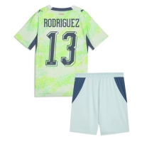 Camiseta Suiza Ricardo Rodriguez #13 Segunda Equipación Replica Mundial 2026 para niños mangas cortas (+ Pantalones cortos)